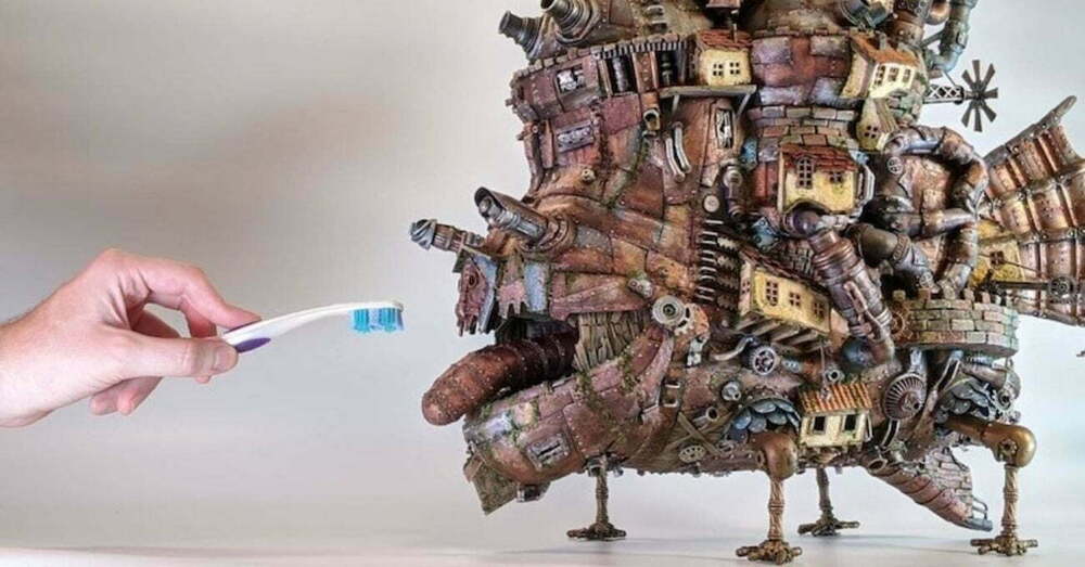 Çöpler Minyatür Modellere Dönüşüyor