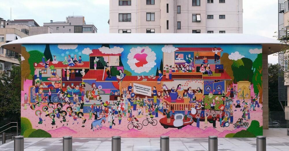 Apple’ın Türkiye’deki İlk Sokak Mağazası Murat Palta’nın Eseriyle Açılıyor
