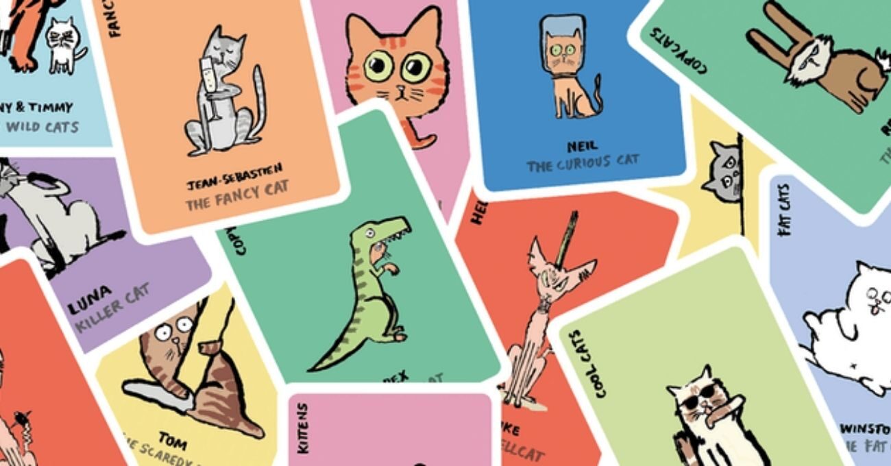 Jean Jullien’in Çizgileriyle Yeni Bir Kart Oyunu: Kooky Cats