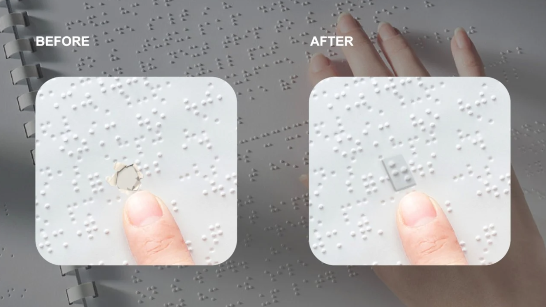 Braille Düzeltme Aracı Finger-tape