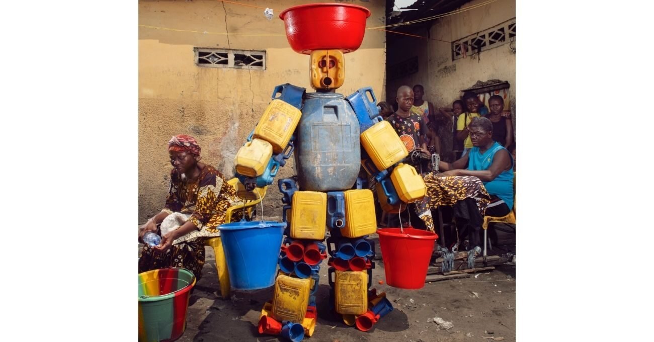 Kongolu Gençlerin Çöplerden Yaptığı Afrika Maskeleri