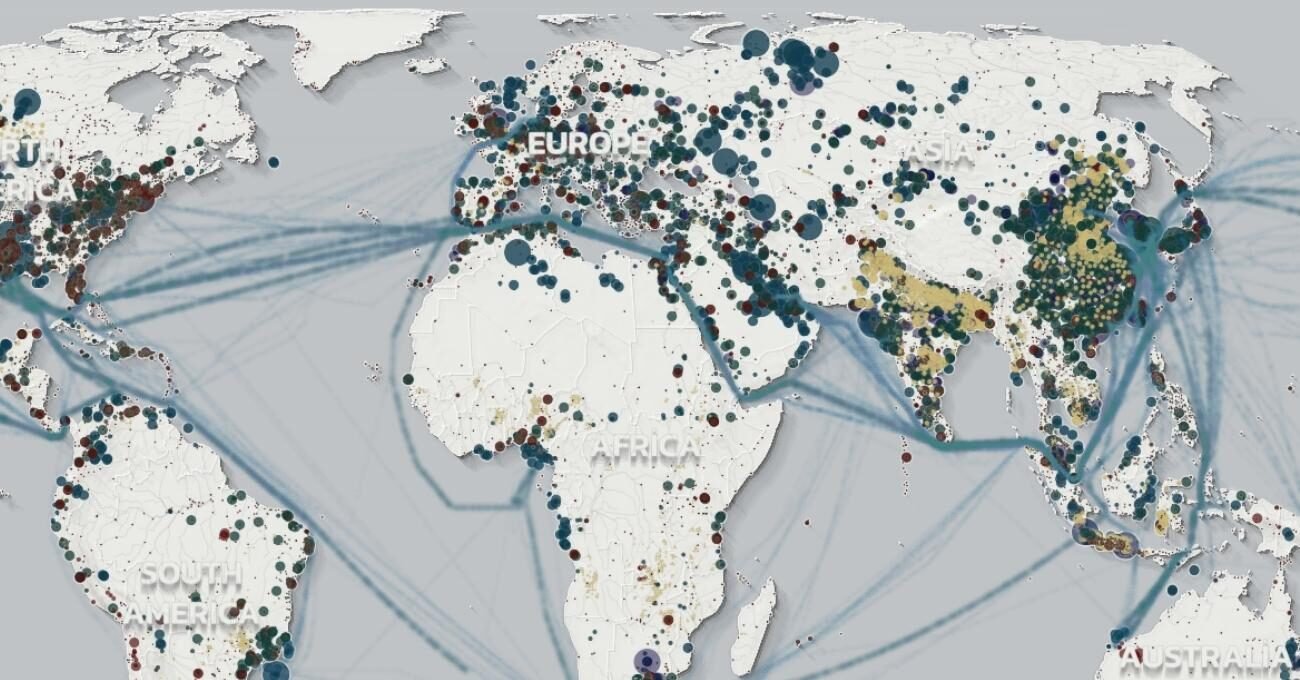 Dünyayı En Çok Kirletenleri Gösteren Harita