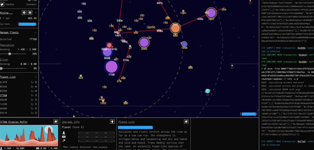 blockchain bilim kurgu oyunu