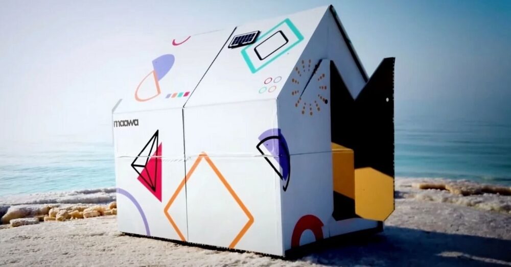 Katlandığında Bavul Kadar Olan Geçici Barınak