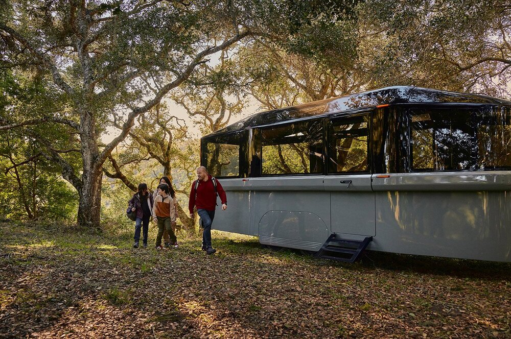 elektrikli araç için karavan