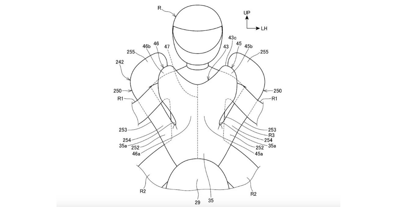 Honda’dan Gövdeyi Saran Motosiklet Hava Yastığı