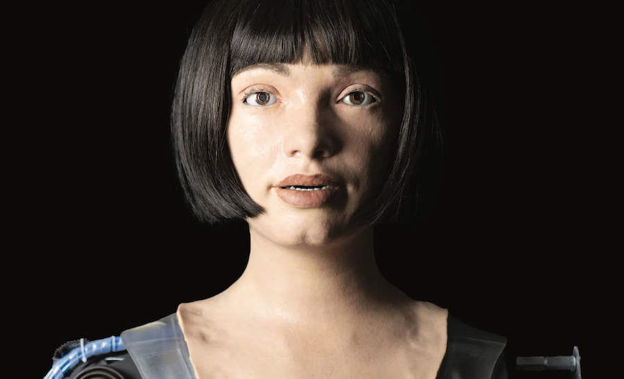 ai-da insansi robot-londra tasarim bienali