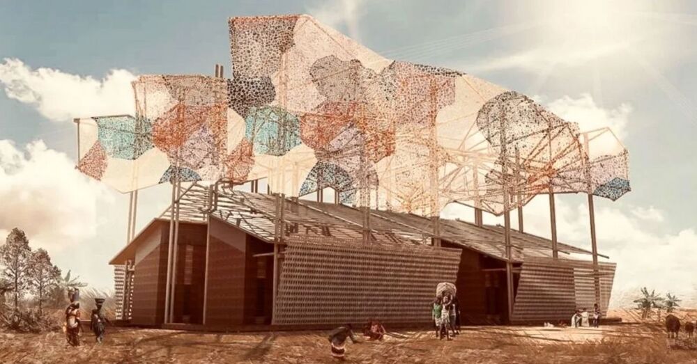 Dokumalarla Temiz Su Toplayan Ev