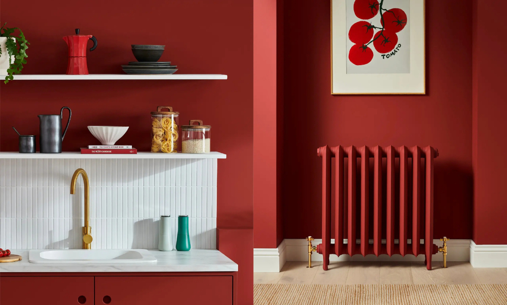 Ketçap Rengi Mutfaklar