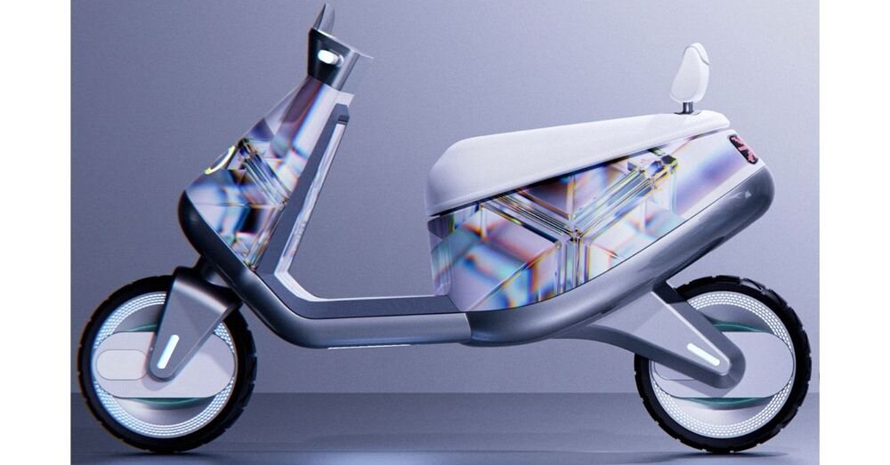 Değiştirilebilir NFT Tasarımlara Bürünen Elektrikli Scooter