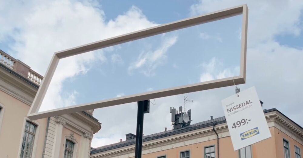 İsveç Halkına Yaz Güneşini Yansıtan IKEA Panosu