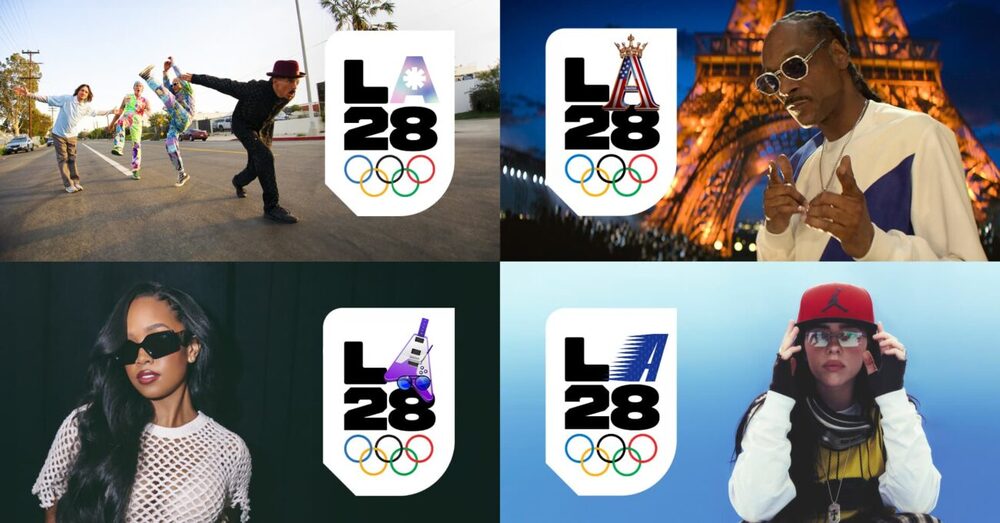 Herkesin Özgün Hikayesi Los Angeles 2028 Yaz Olimpiyatları Logosunda