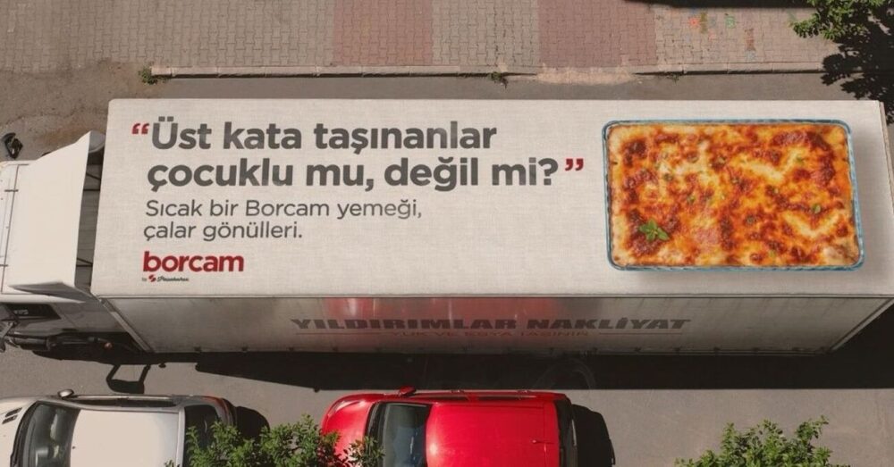 Borcam Yeni İşiyle Nakliye Kamyonlarını Mecraya Dönüştürüyor