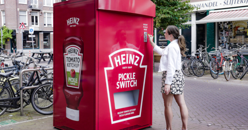 Heinz’ın Eğlenceli Turşu Değişim Otomatı
