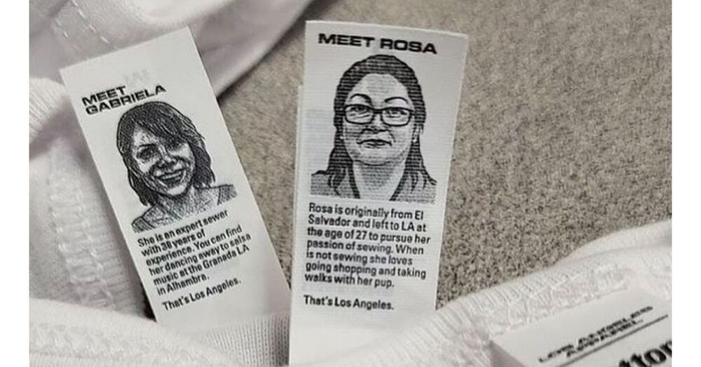 Giysileri Üreten İşçileri Anlatan Etiketler