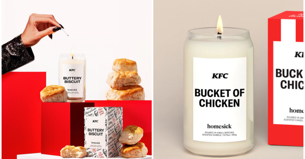 KFC’den Kızarmış Tavuk ve Biscuit Kokulu Mumlar
