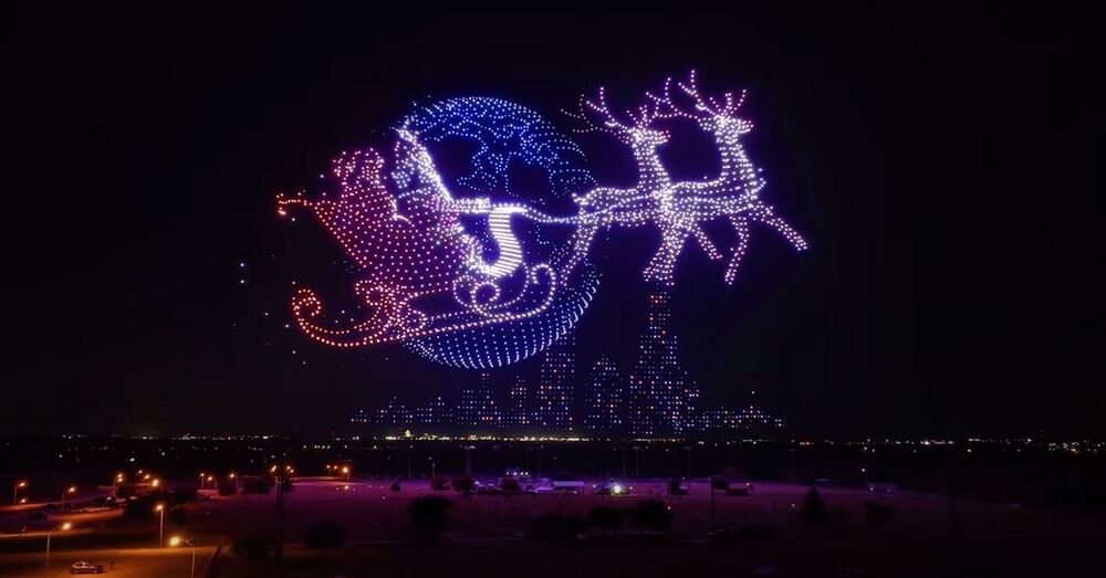 Yeni Yıl Heyecanı, Rekor Kıran Drone Gösterisiyle Gökyüzüne Taşındı