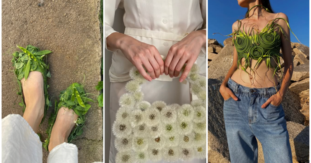 Sebze ve Meyveleri Haute Couture Tasarımlara Dönüştüren Sanatçı