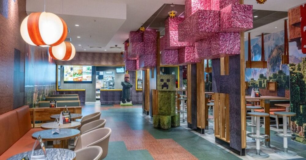 Minecraft Evrenine Dönüşen McDonalds Şubesi