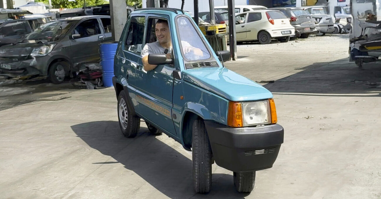 Animasyondan Fırlamış gibi Daracık Fiat Panda