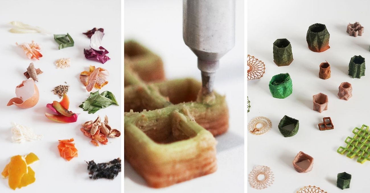 Mutfak Atıklarını İşlevsel Objelere Dönüştüren Yazıcı: FOODres.AI