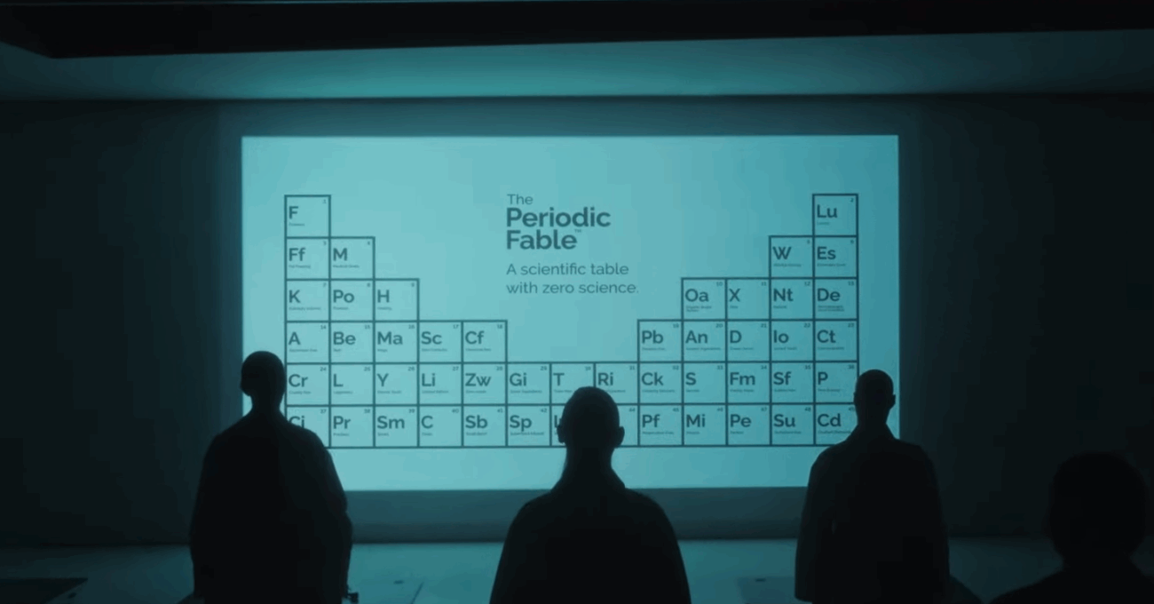 Bu Periyodik Tabloda Bilimselliğe Yer Yok