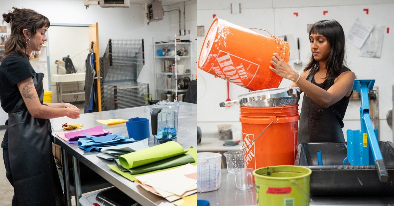 Kendi Çöplerini Sanat Malzemesine Dönüştüren Tasarım Okulu