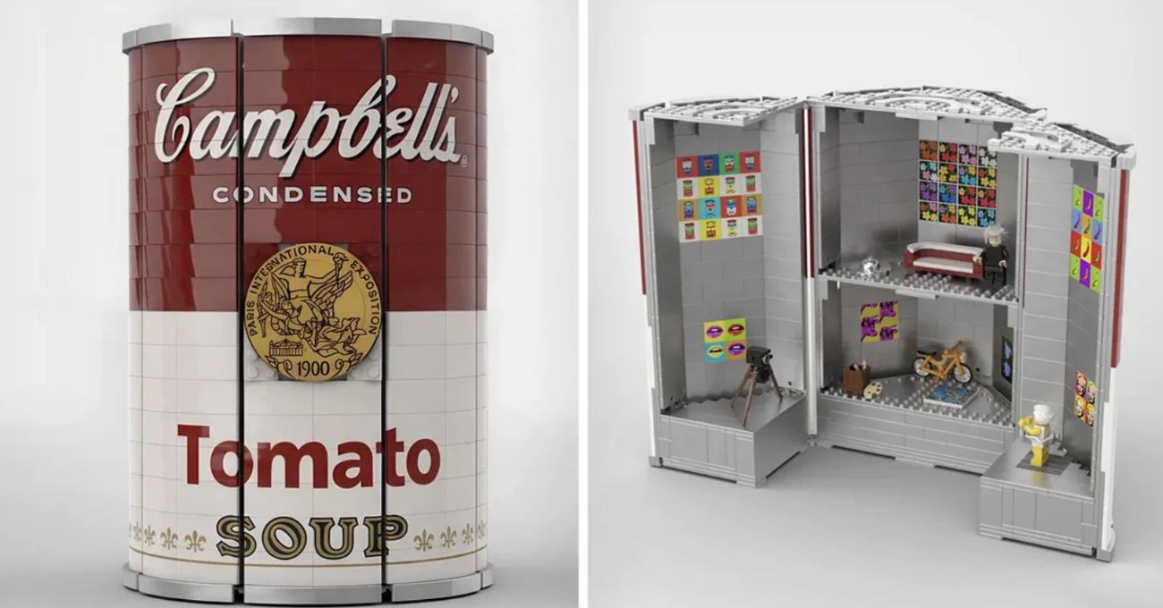 Andy Warhol’un Stüdyosuna Açılan LEGO Campbell’s Kutusu