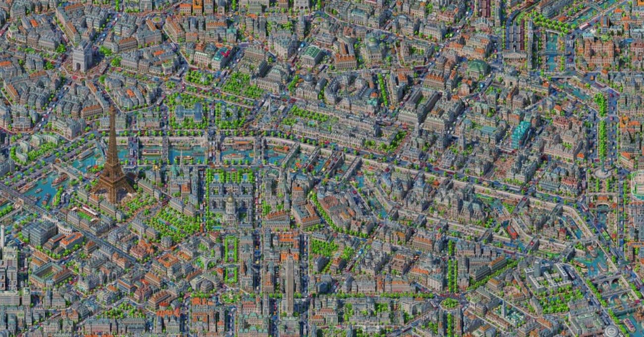Tarık Tolunay, Yapay Zekâ Kullanmadan 15 Milyar Pikselle Paris’i Çizdi: Fractal Paris