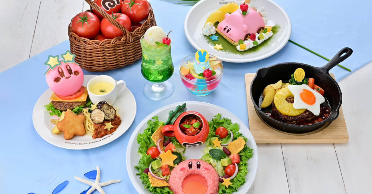 Japonya’daki Kirby Café Oyun İçi Eşyaları Menüsüne Ekledi