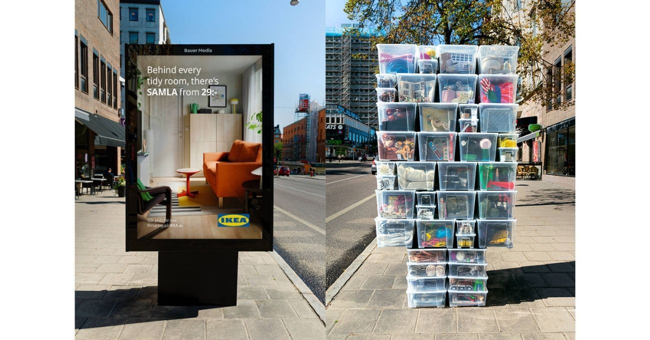 IKEA Reklam Panolarını Depolama Alanına Dönüştürdü