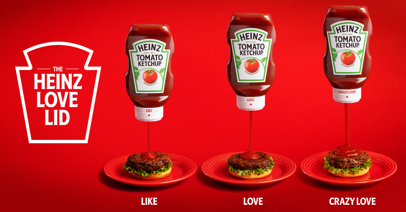 Heinz’dan Ketçap Aşkınıza Göre Ayarlanabilen Kapaklar